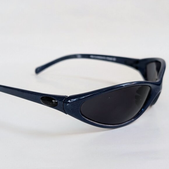 NWT Vintage 90's PC Oval Sporty Sunglasses (Navy Blue) - Picture 2 of 5